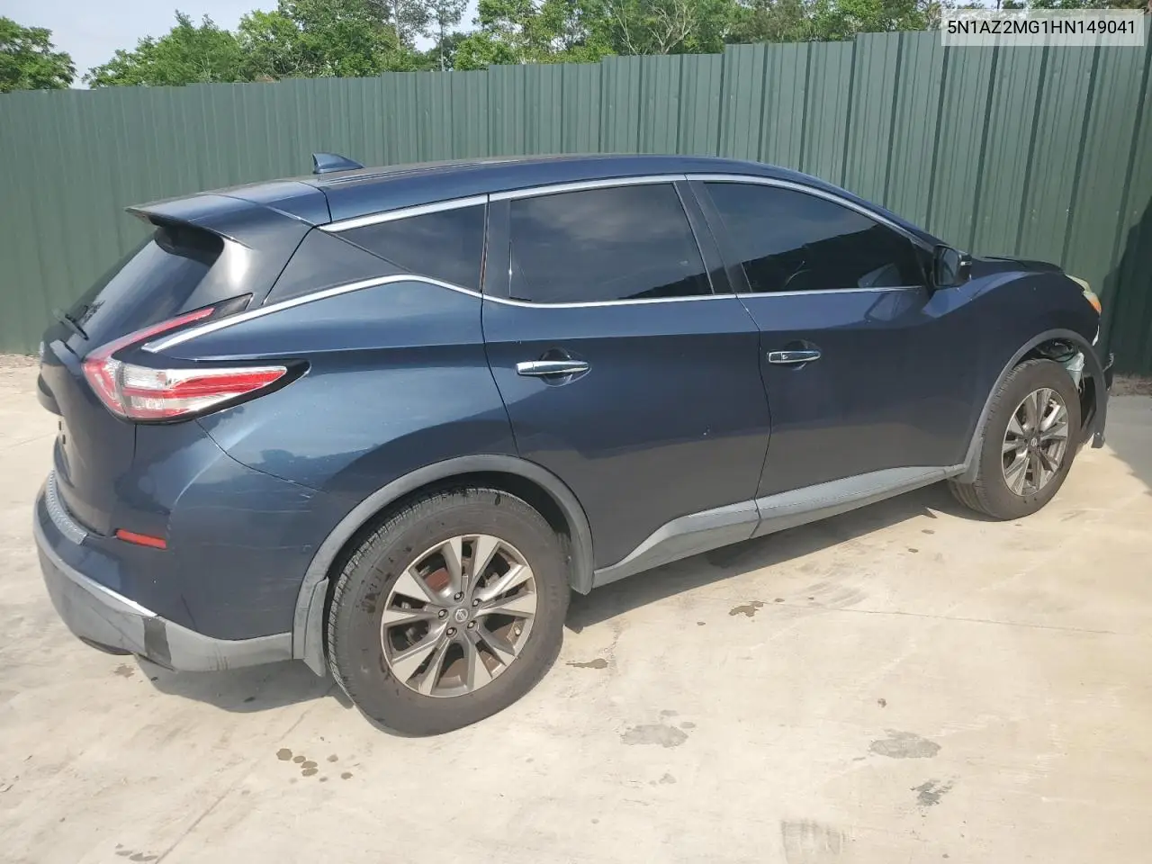 2017 Nissan Murano S VIN: 5N1AZ2MG1HN149041 Lot: 52999525