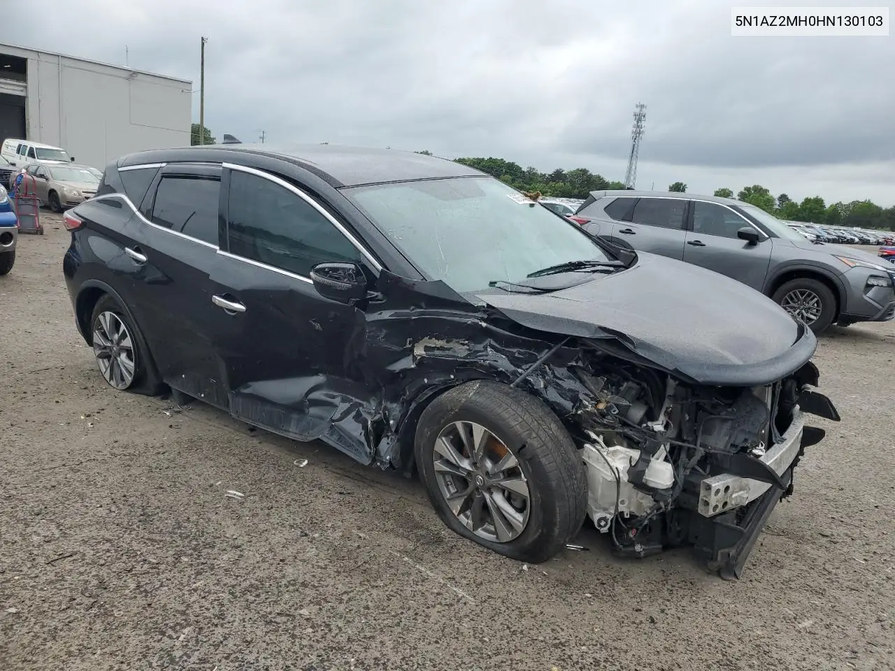 2017 Nissan Murano S VIN: 5N1AZ2MH0HN130103 Lot: 56544875