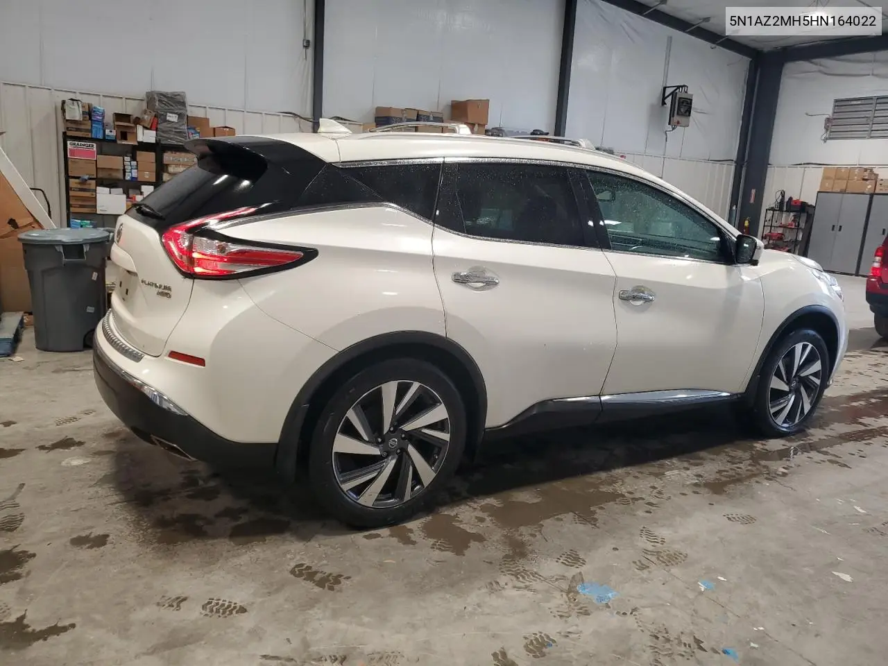 2017 Nissan Murano S VIN: 5N1AZ2MH5HN164022 Lot: 56672855