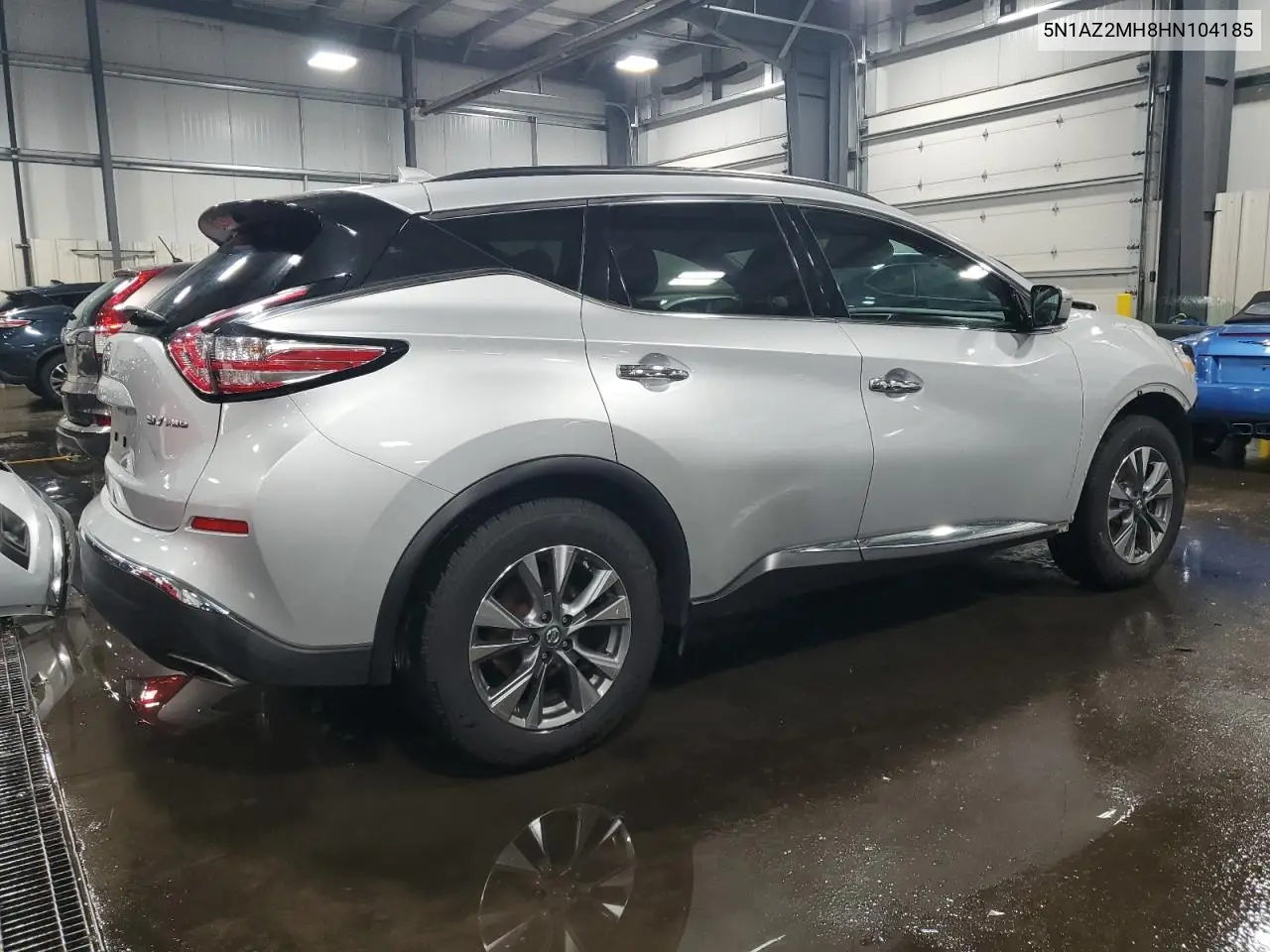 2017 Nissan Murano S VIN: 5N1AZ2MH8HN104185 Lot: 56904725