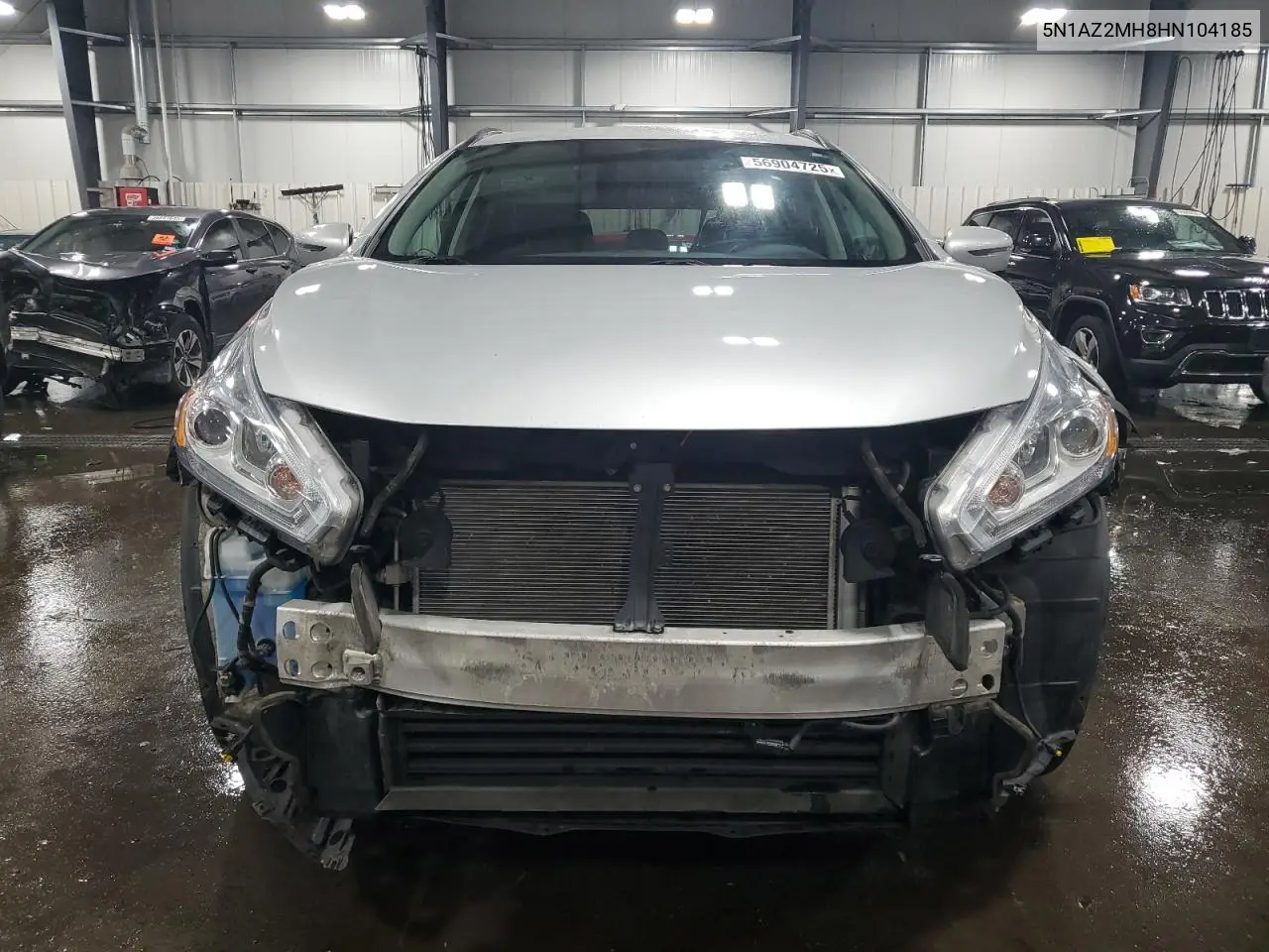 2017 Nissan Murano S VIN: 5N1AZ2MH8HN104185 Lot: 56904725