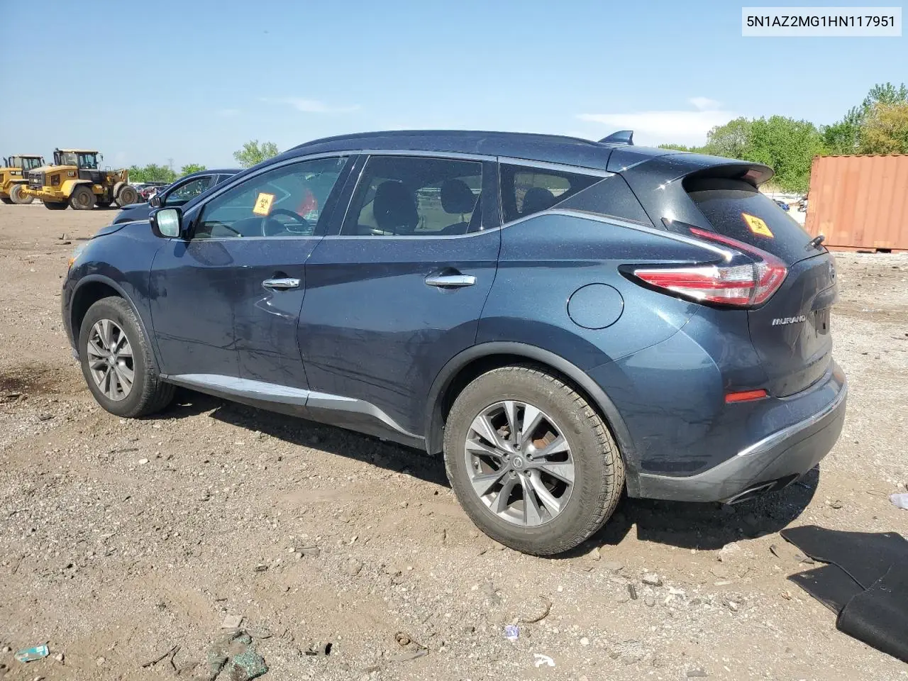 2017 Nissan Murano S VIN: 5N1AZ2MG1HN117951 Lot: 56952375