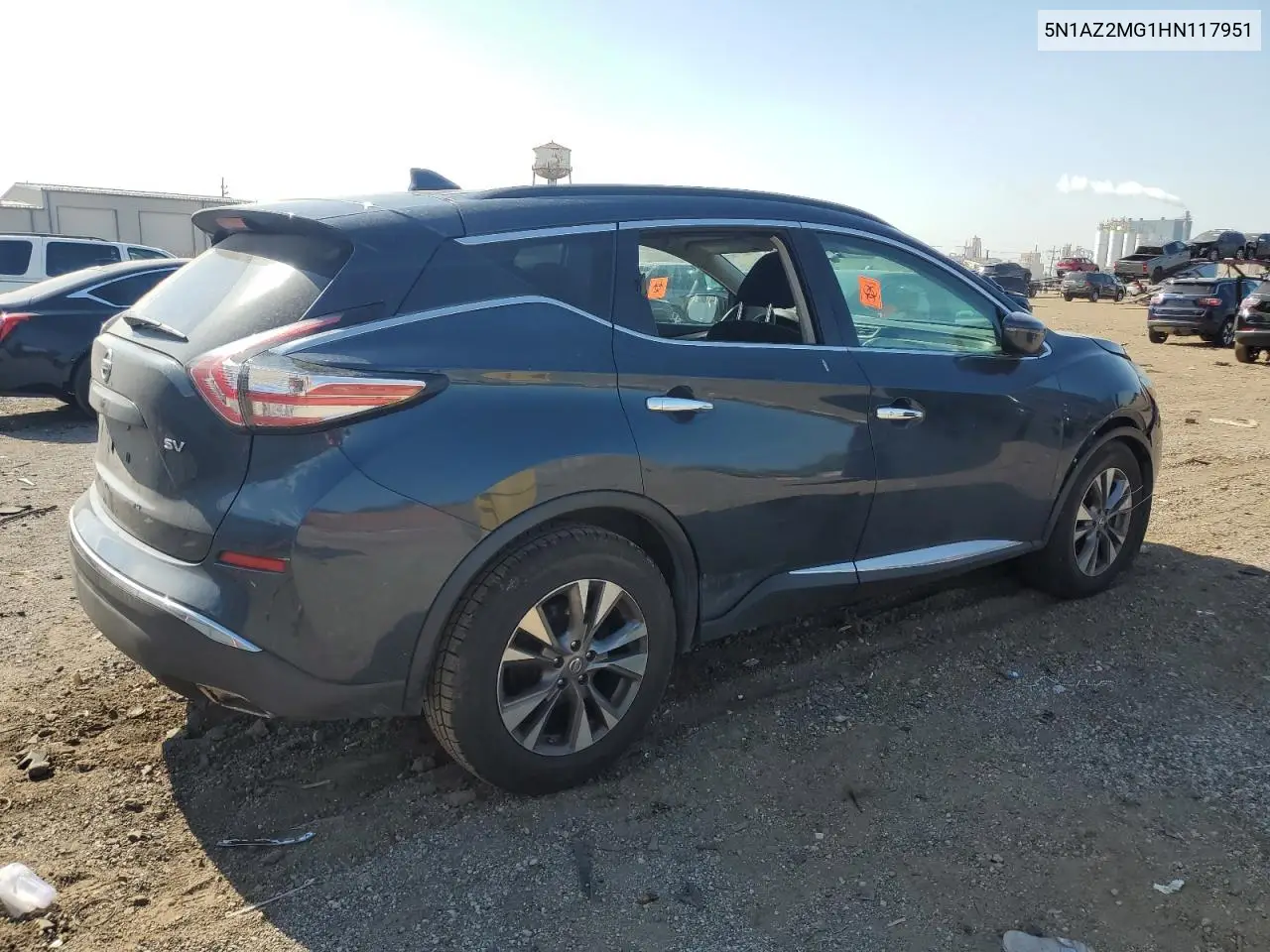2017 Nissan Murano S VIN: 5N1AZ2MG1HN117951 Lot: 56952375