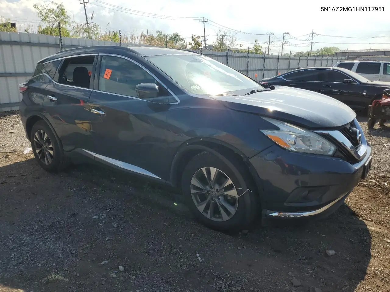 2017 Nissan Murano S VIN: 5N1AZ2MG1HN117951 Lot: 56952375