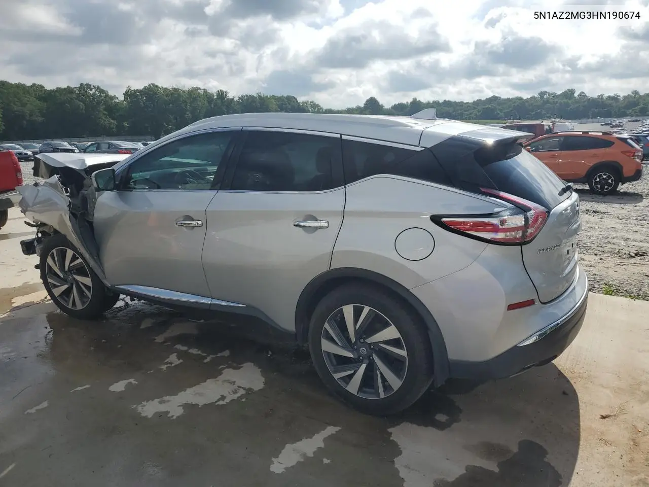 2017 Nissan Murano S VIN: 5N1AZ2MG3HN190674 Lot: 61093485