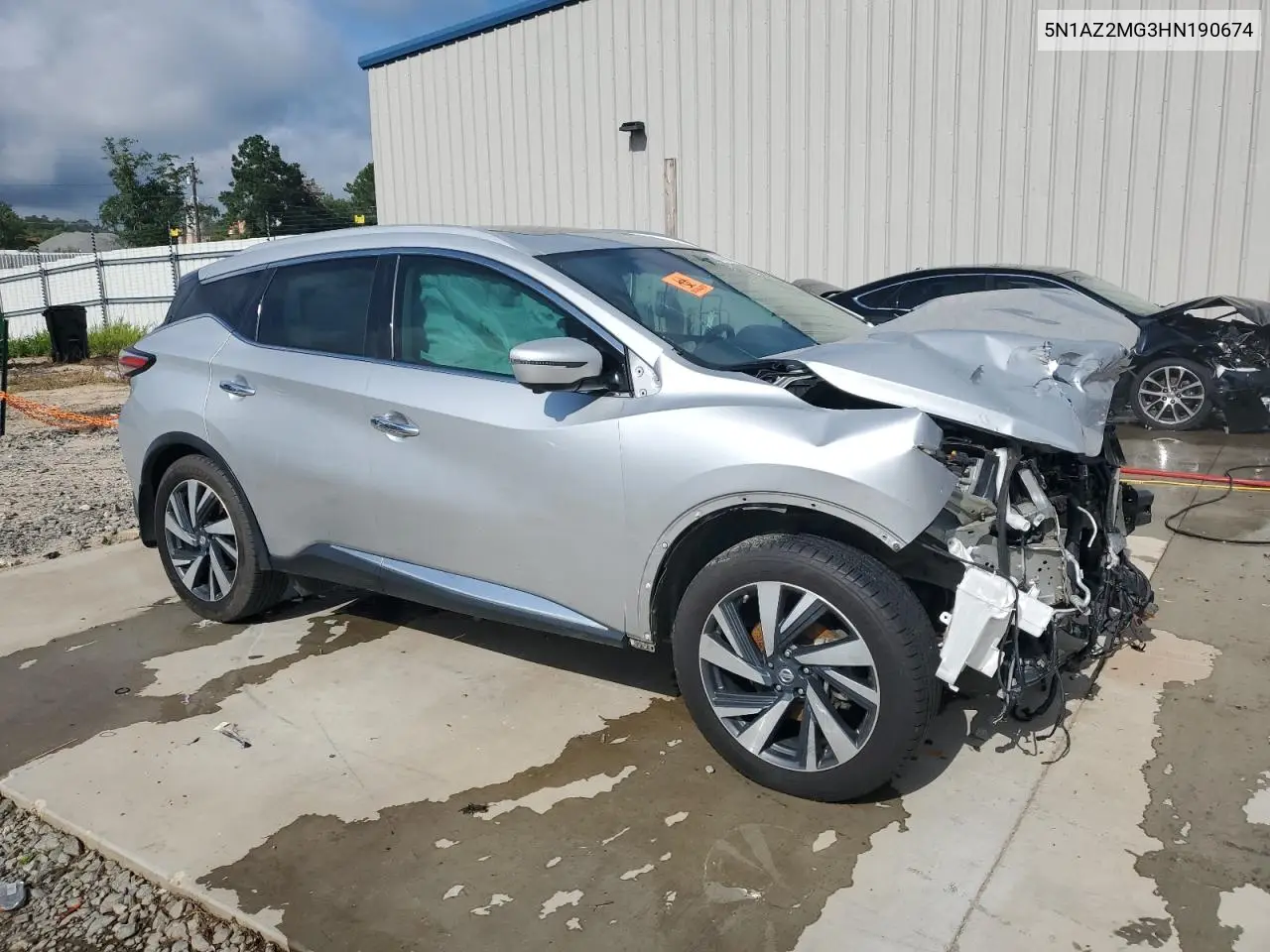 2017 Nissan Murano S VIN: 5N1AZ2MG3HN190674 Lot: 61093485