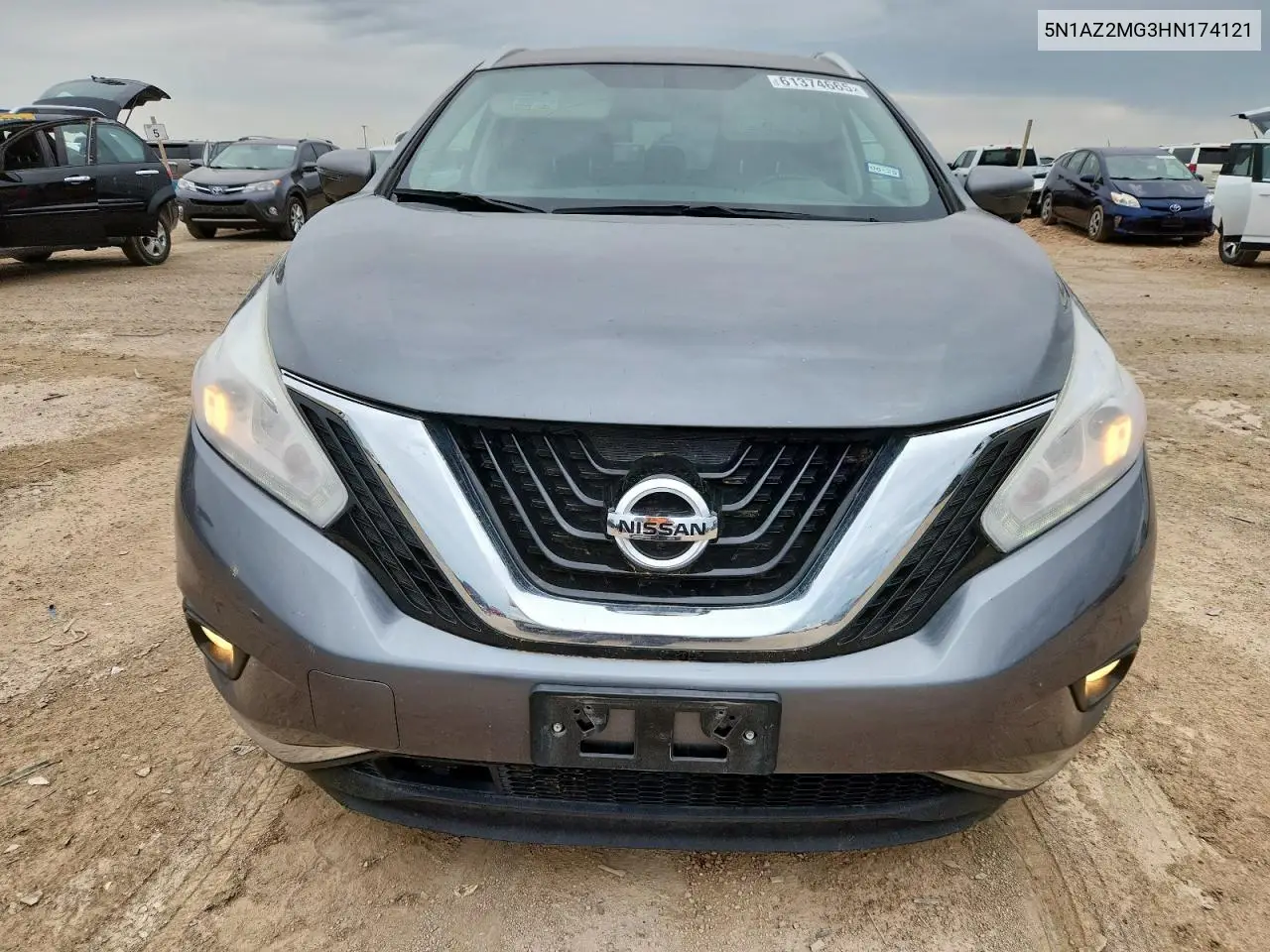 2017 Nissan Murano S VIN: 5N1AZ2MG3HN174121 Lot: 61374665