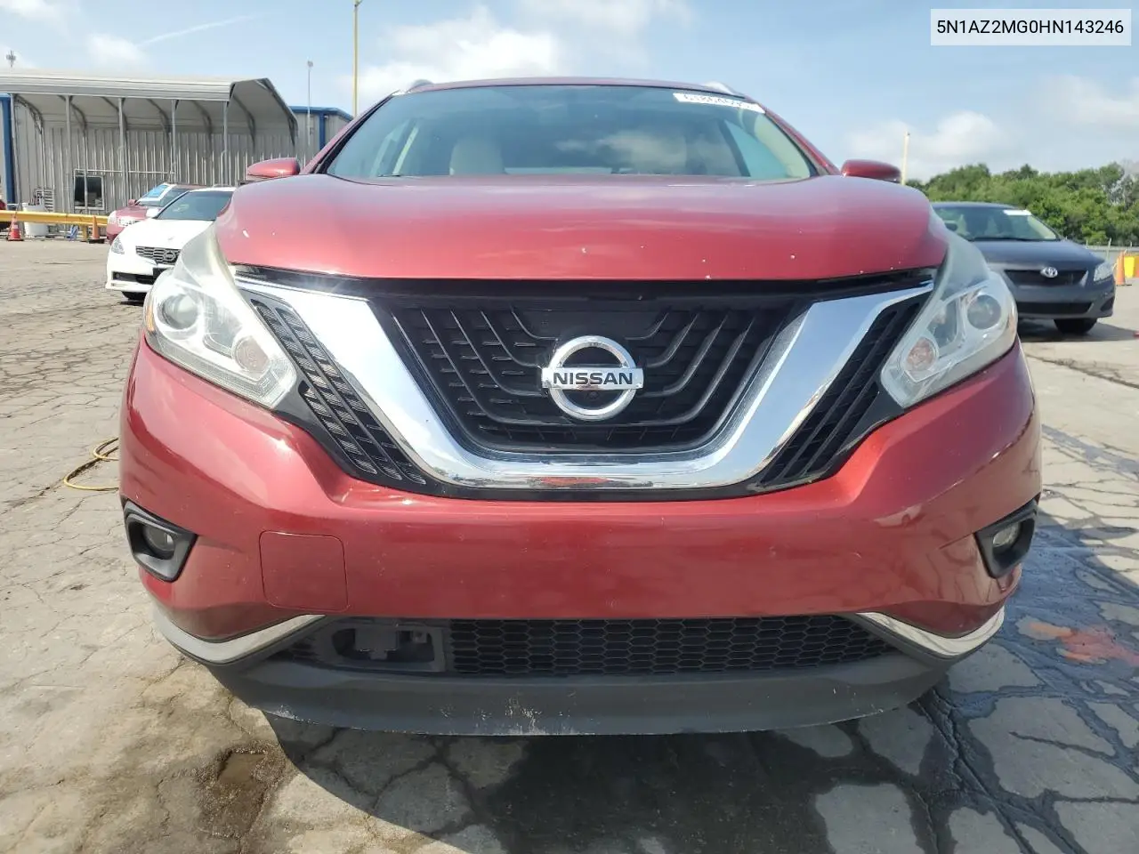 2017 Nissan Murano S VIN: 5N1AZ2MG0HN143246 Lot: 61864695