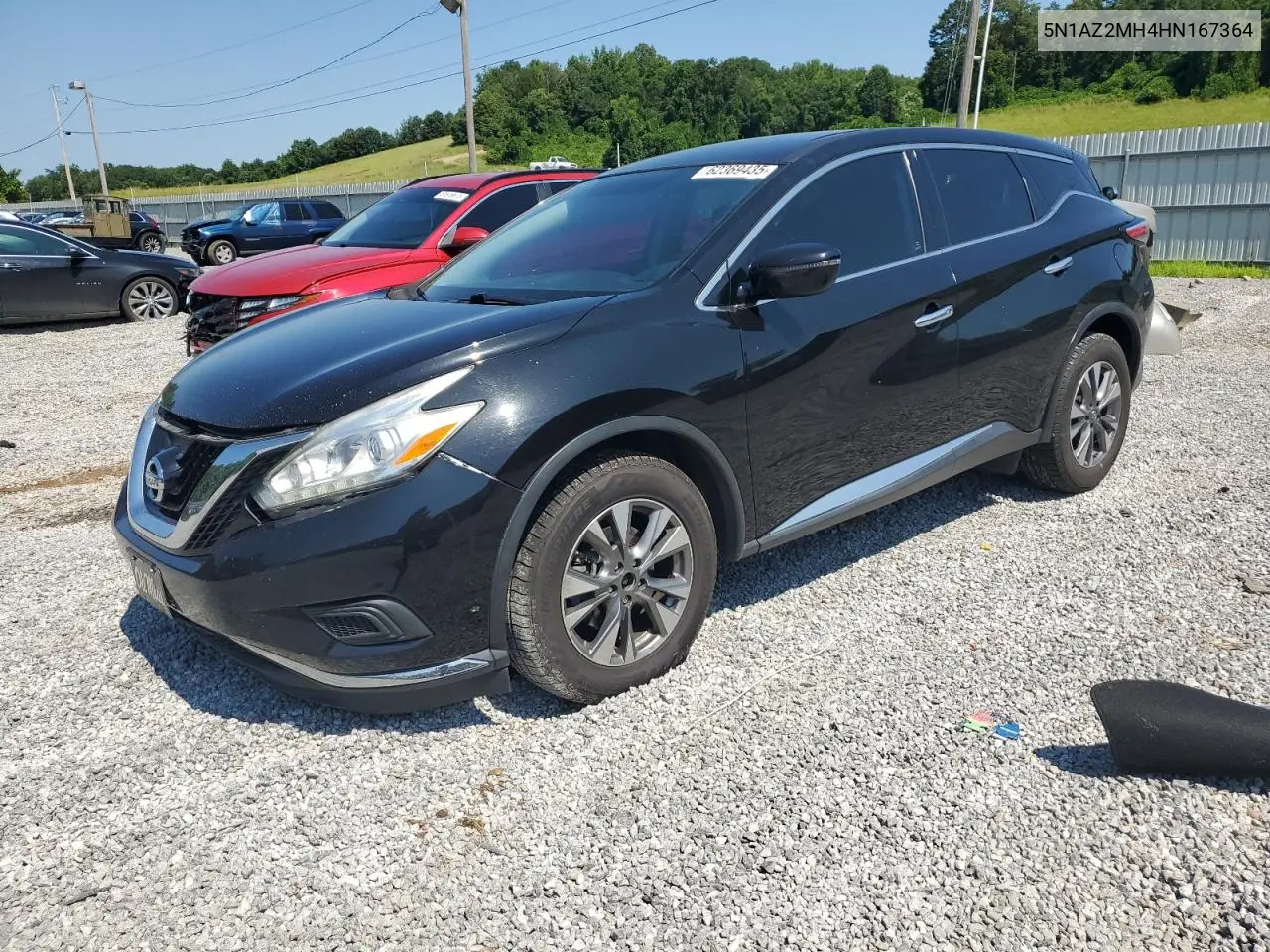 2017 Nissan Murano S VIN: 5N1AZ2MH4HN167364 Lot: 62369435