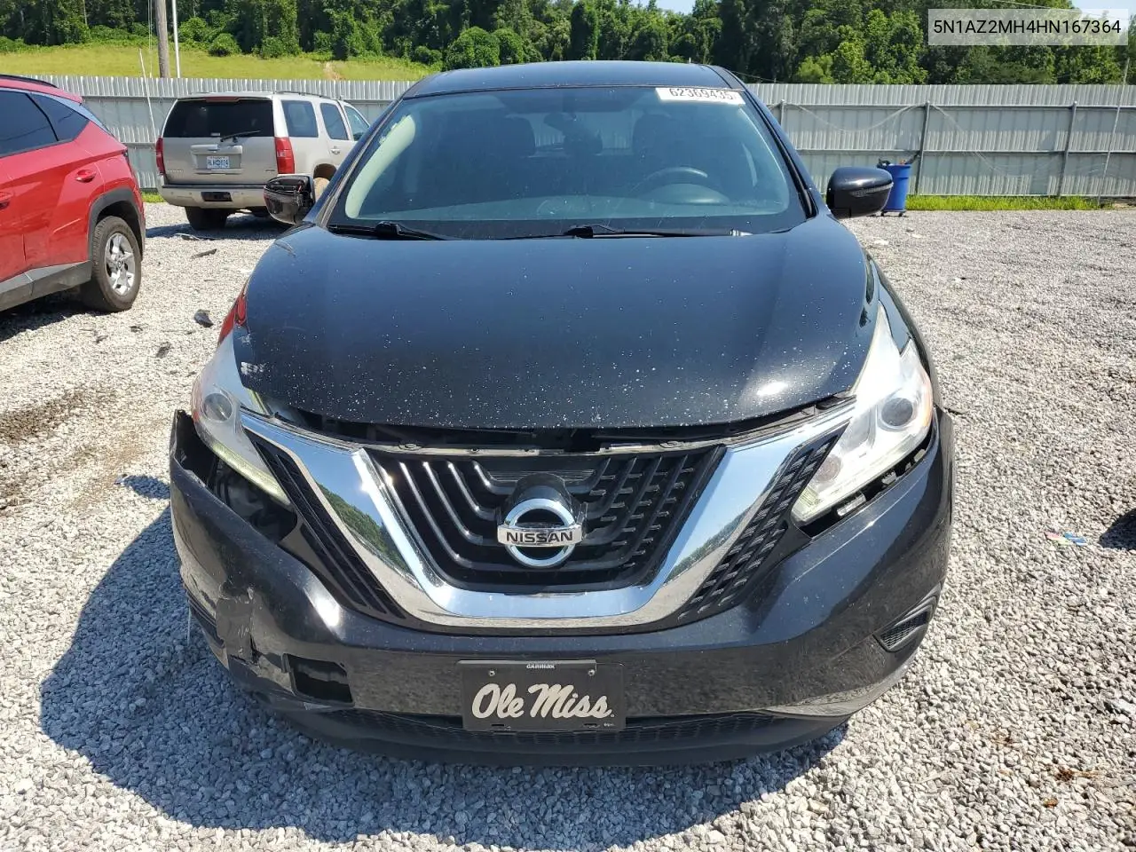 2017 Nissan Murano S VIN: 5N1AZ2MH4HN167364 Lot: 62369435
