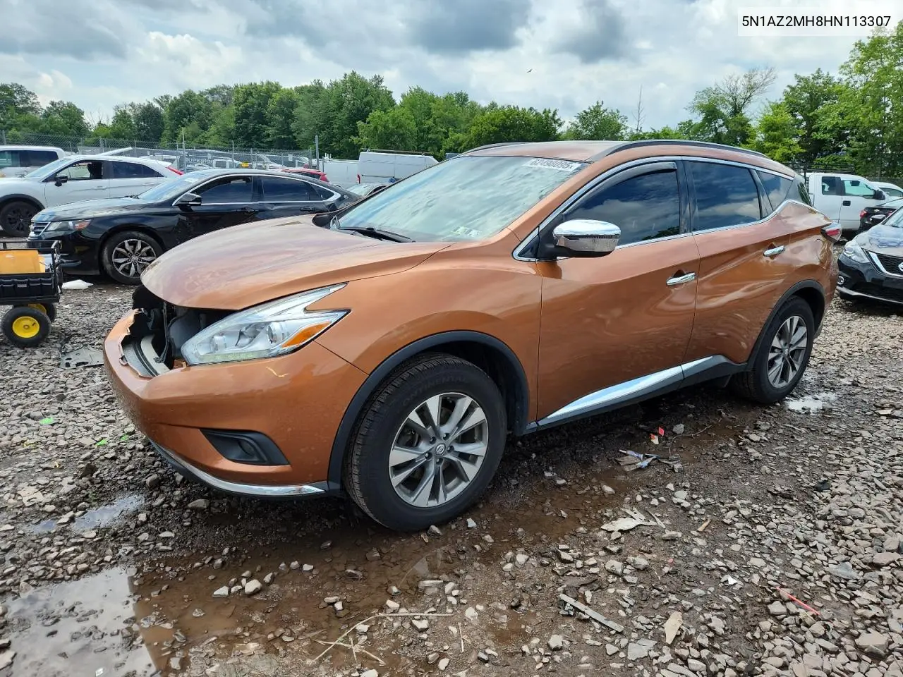 2017 Nissan Murano S VIN: 5N1AZ2MH8HN113307 Lot: 62498095