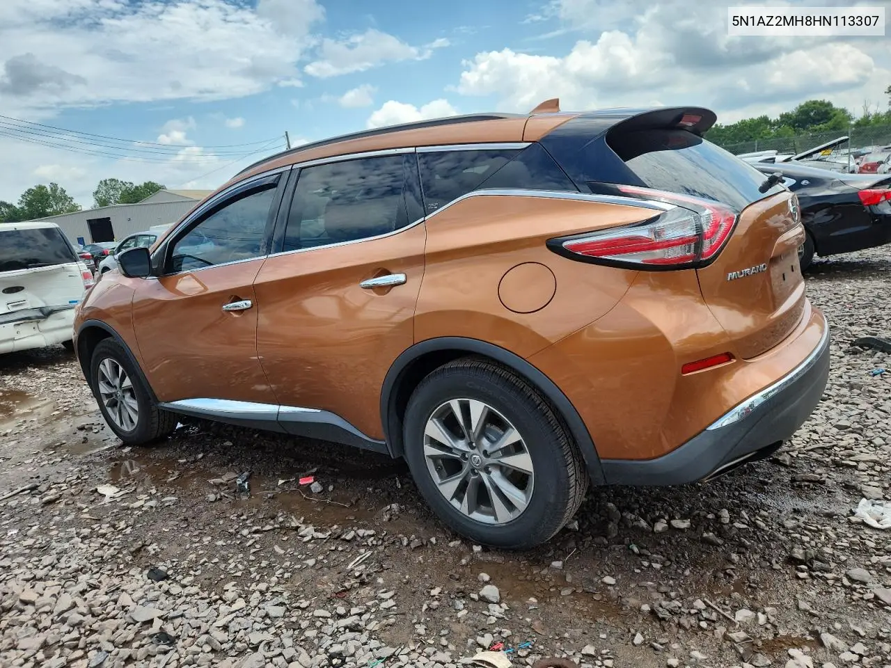 2017 Nissan Murano S VIN: 5N1AZ2MH8HN113307 Lot: 62498095