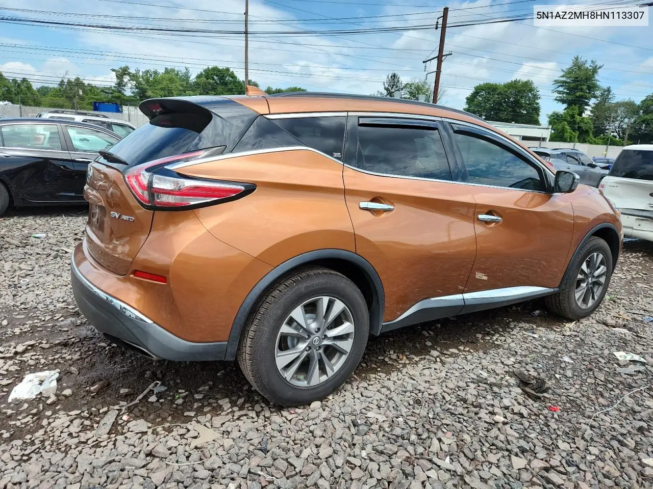 2017 Nissan Murano S VIN: 5N1AZ2MH8HN113307 Lot: 62498095