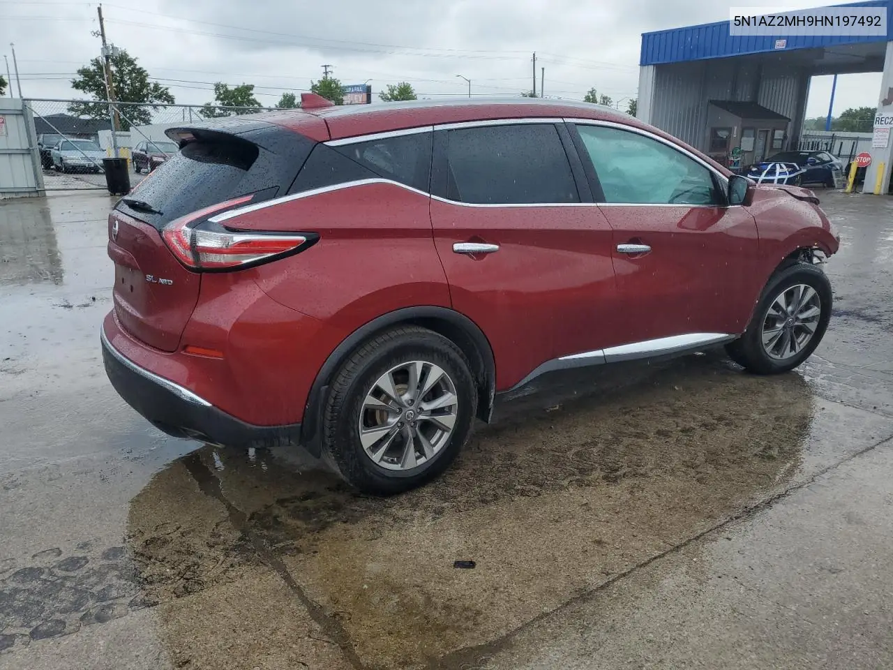 2017 Nissan Murano S VIN: 5N1AZ2MH9HN197492 Lot: 62725015