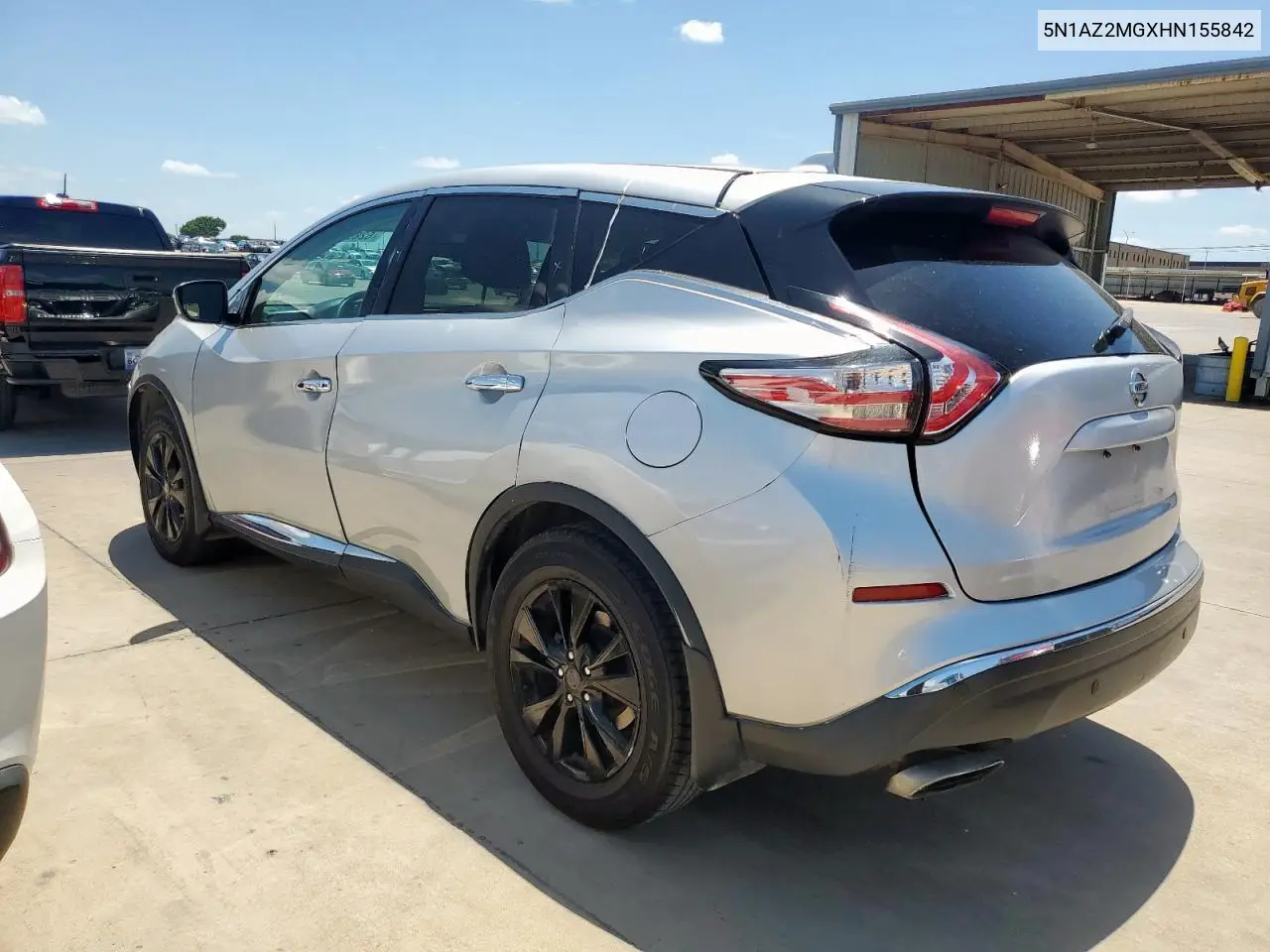 2017 Nissan Murano S VIN: 5N1AZ2MGXHN155842 Lot: 62896065