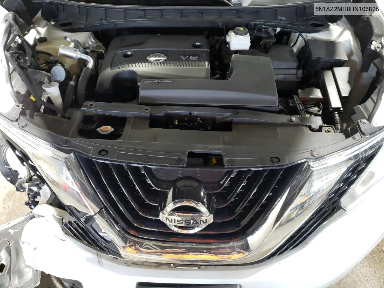 2017 Nissan Murano S VIN: 5N1AZ2MH8HN106826 Lot: 62931265