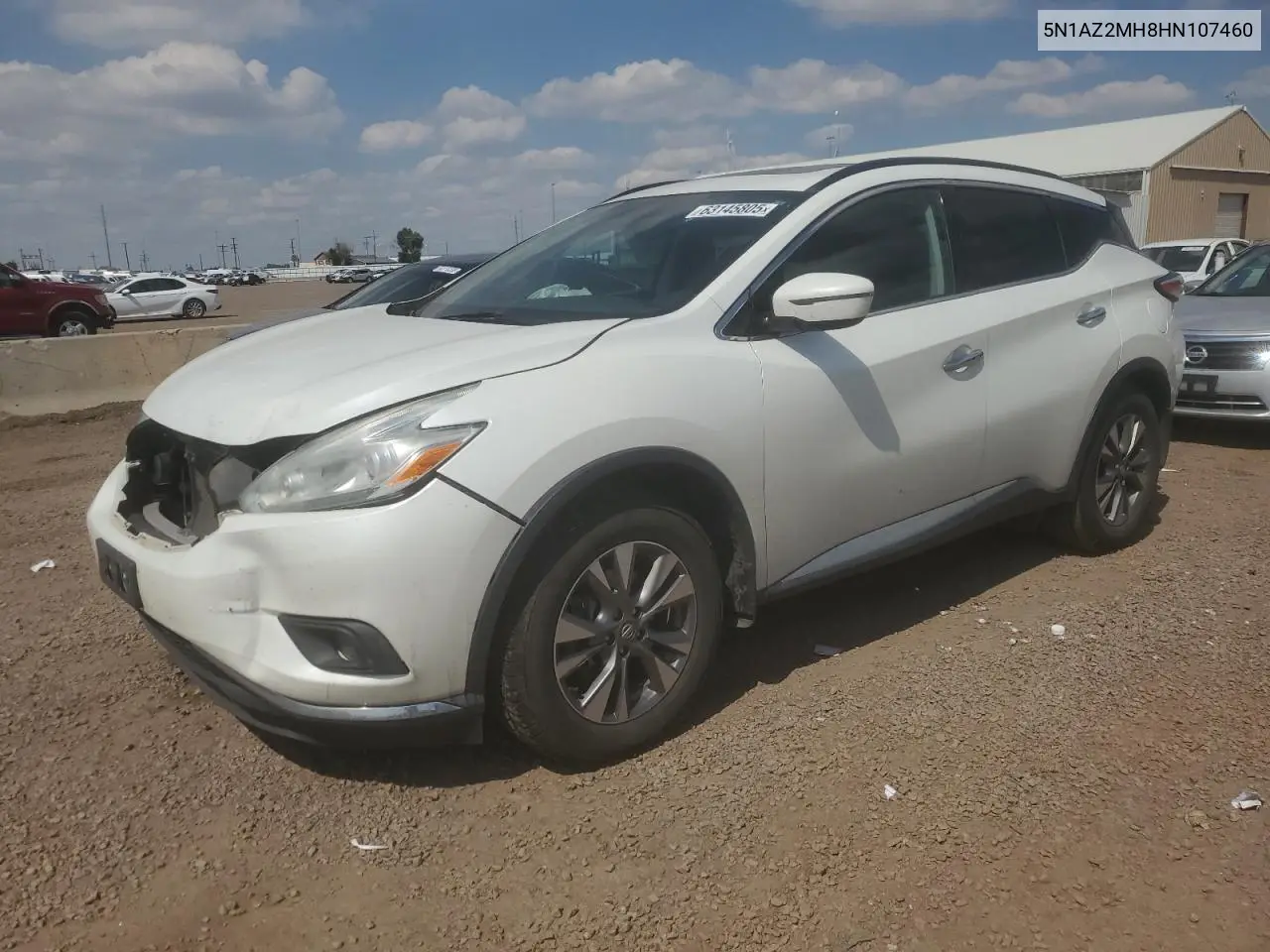 2017 Nissan Murano S VIN: 5N1AZ2MH8HN107460 Lot: 63145805