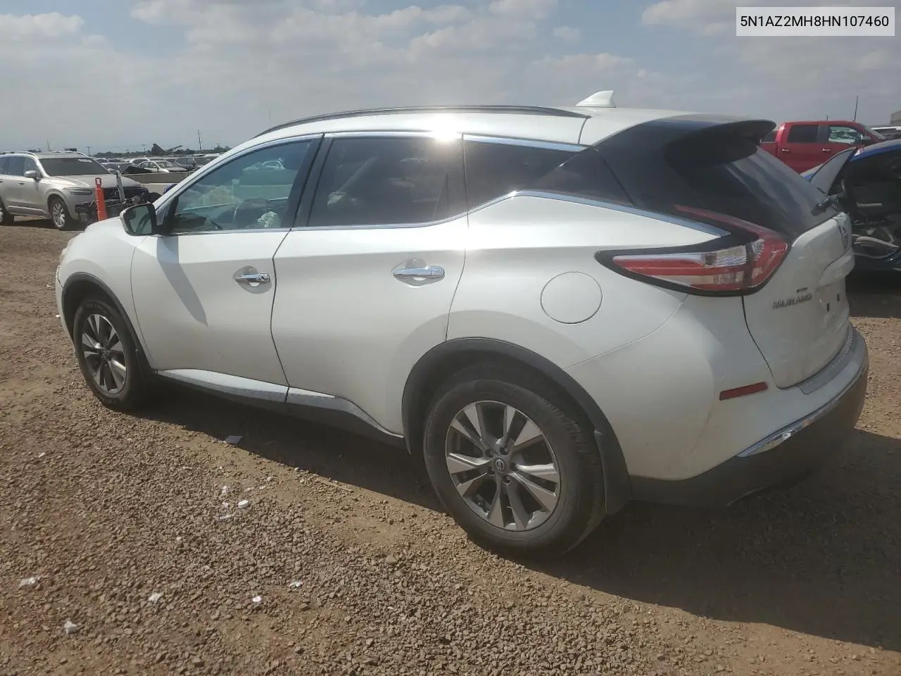 2017 Nissan Murano S VIN: 5N1AZ2MH8HN107460 Lot: 63145805