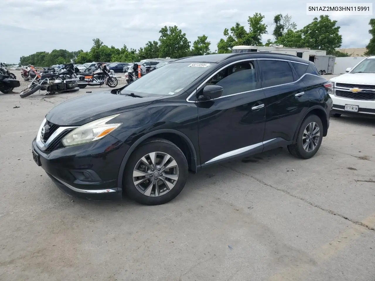 2017 Nissan Murano S VIN: 5N1AZ2MG3HN115991 Lot: 63273595