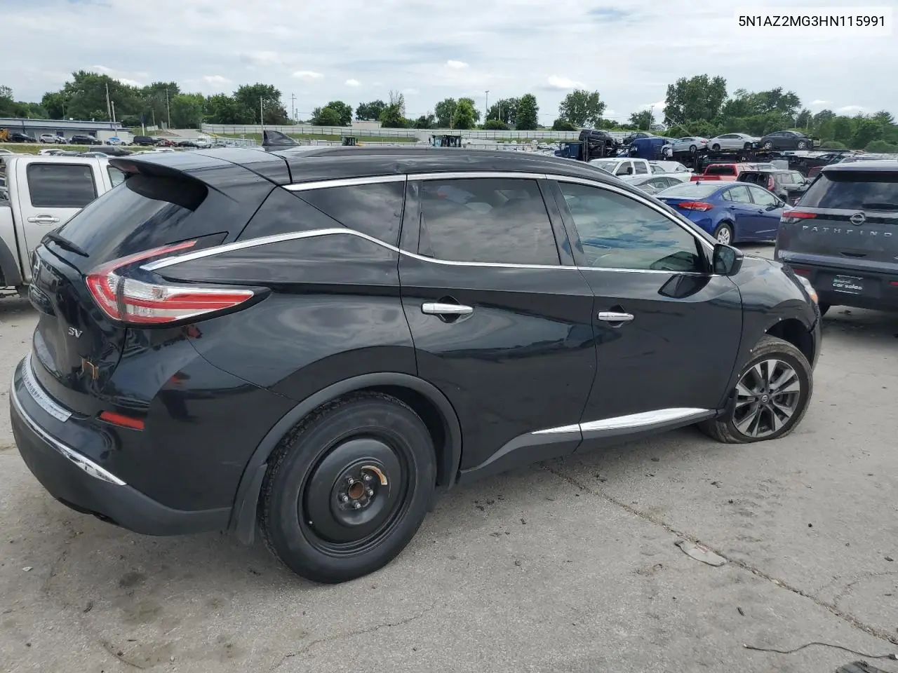 2017 Nissan Murano S VIN: 5N1AZ2MG3HN115991 Lot: 63273595