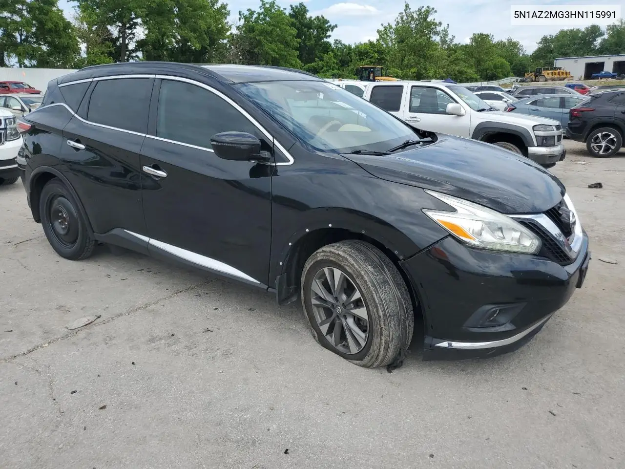 2017 Nissan Murano S VIN: 5N1AZ2MG3HN115991 Lot: 63273595