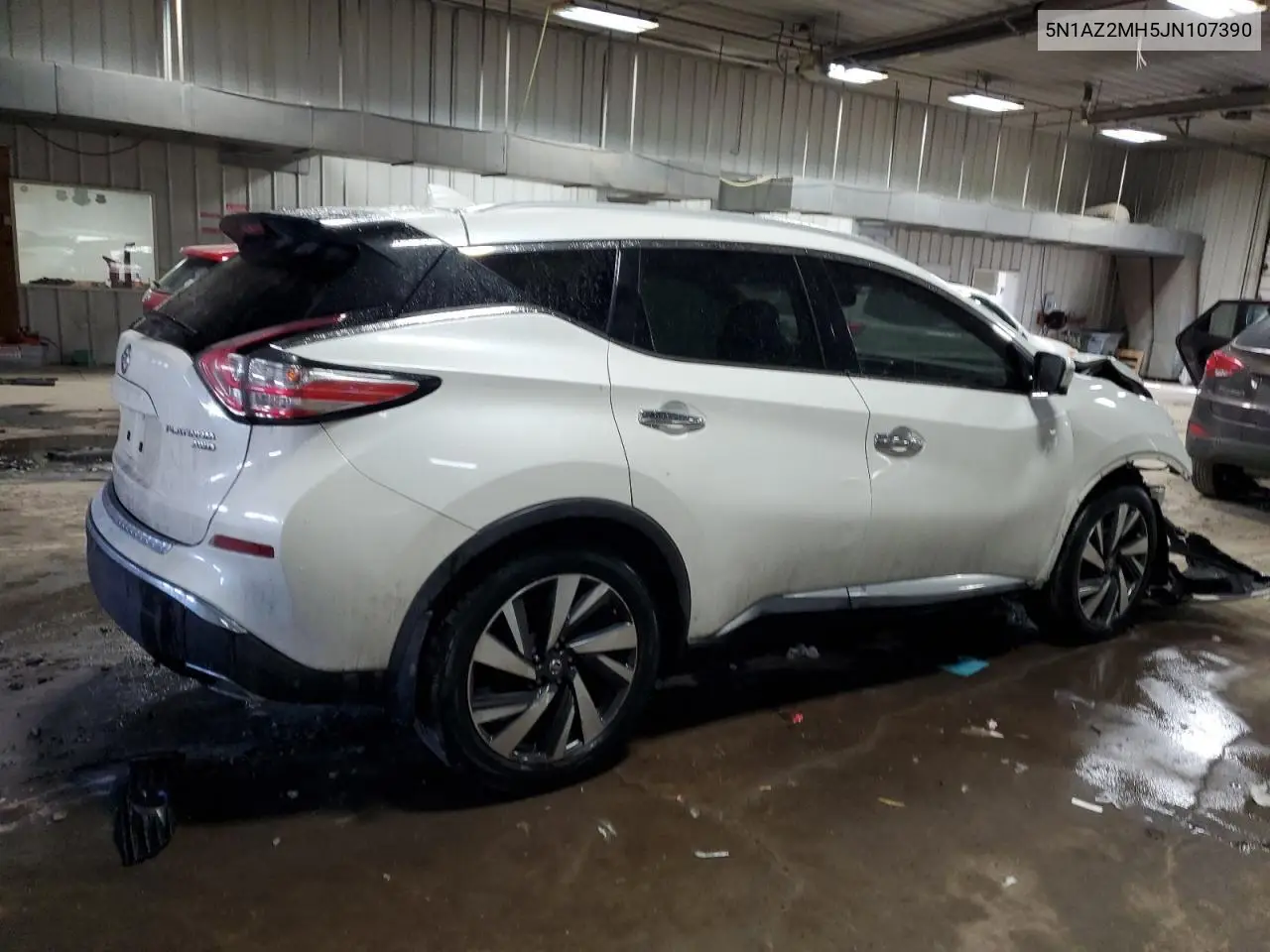 2018 Nissan Murano S VIN: 5N1AZ2MH5JN107390 Lot: 53492085