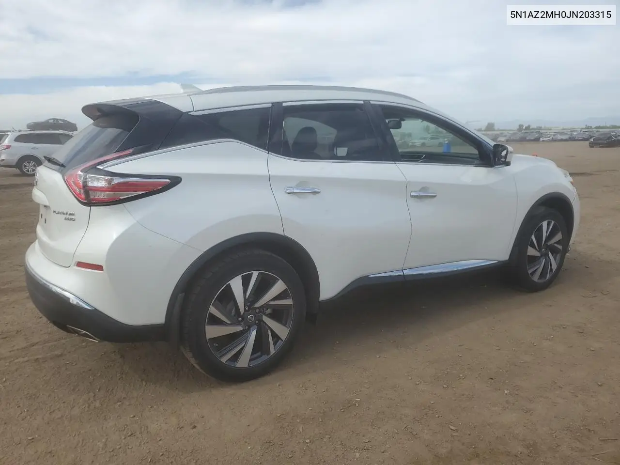 2018 Nissan Murano S VIN: 5N1AZ2MH0JN203315 Lot: 56785915