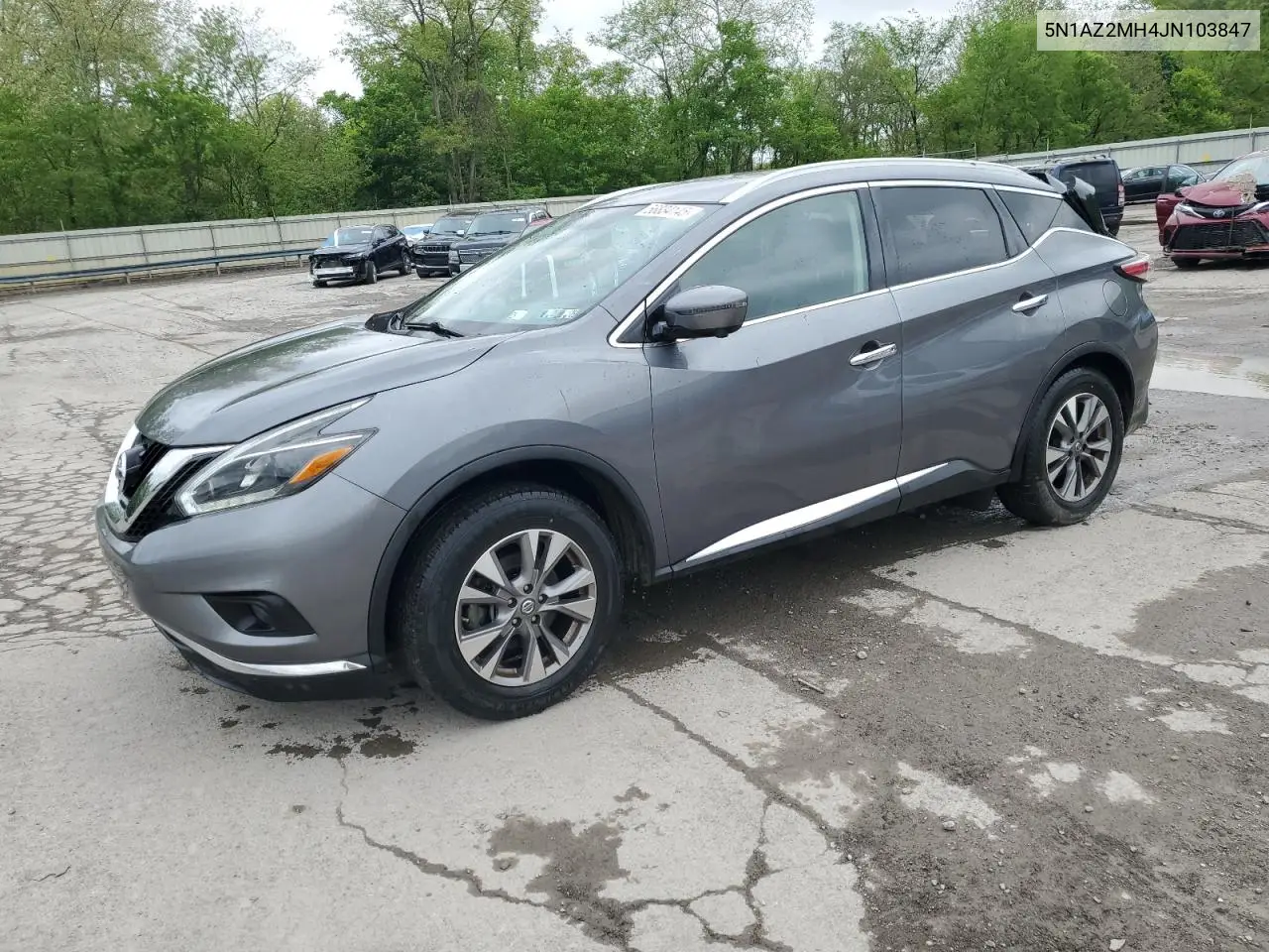 2018 Nissan Murano S VIN: 5N1AZ2MH4JN103847 Lot: 56834145