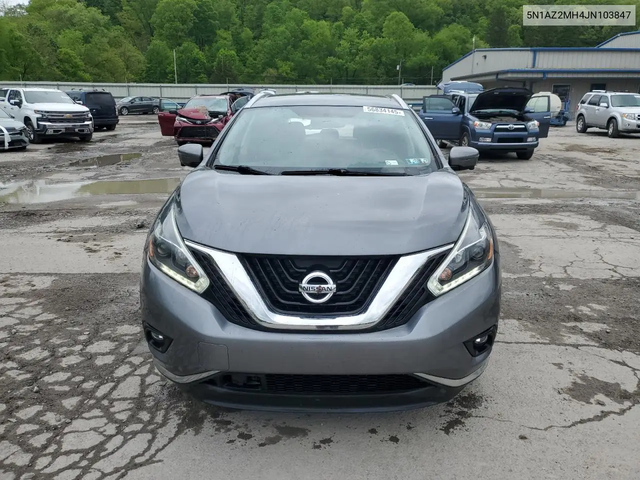 2018 Nissan Murano S VIN: 5N1AZ2MH4JN103847 Lot: 56834145