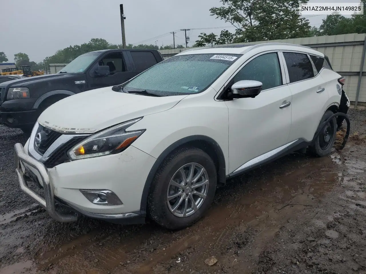2018 Nissan Murano S VIN: 5N1AZ2MH4JN149825 Lot: 56894515