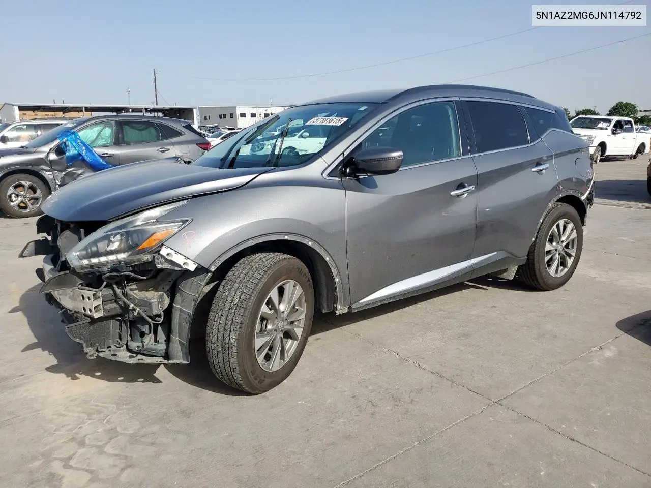 2018 Nissan Murano S VIN: 5N1AZ2MG6JN114792 Lot: 57101615