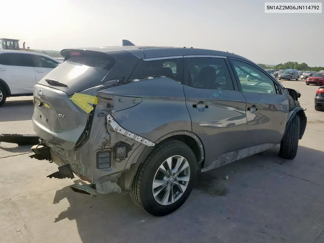 2018 Nissan Murano S VIN: 5N1AZ2MG6JN114792 Lot: 57101615