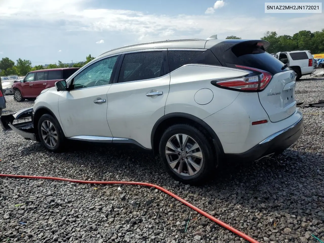 2018 Nissan Murano S VIN: 5N1AZ2MH2JN172021 Lot: 57139955