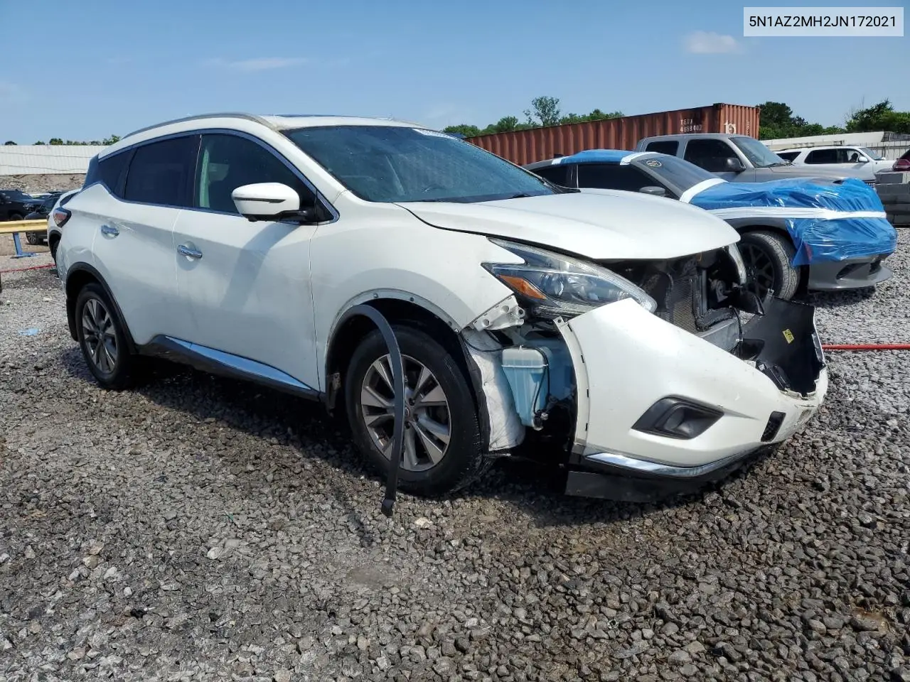 2018 Nissan Murano S VIN: 5N1AZ2MH2JN172021 Lot: 57139955