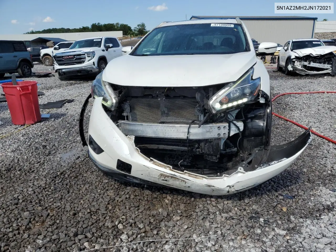 2018 Nissan Murano S VIN: 5N1AZ2MH2JN172021 Lot: 57139955