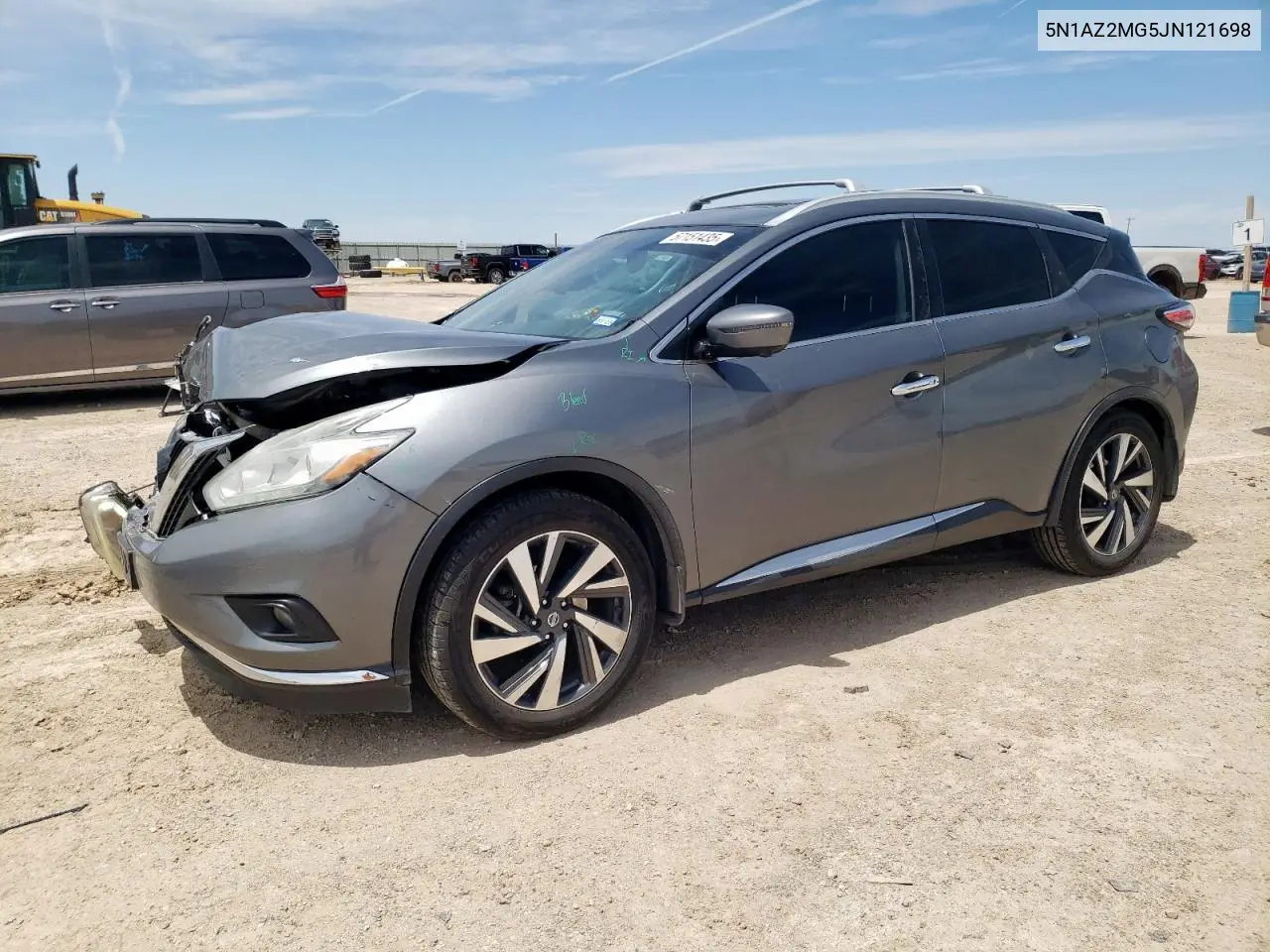 2018 Nissan Murano S VIN: 5N1AZ2MG5JN121698 Lot: 57151435
