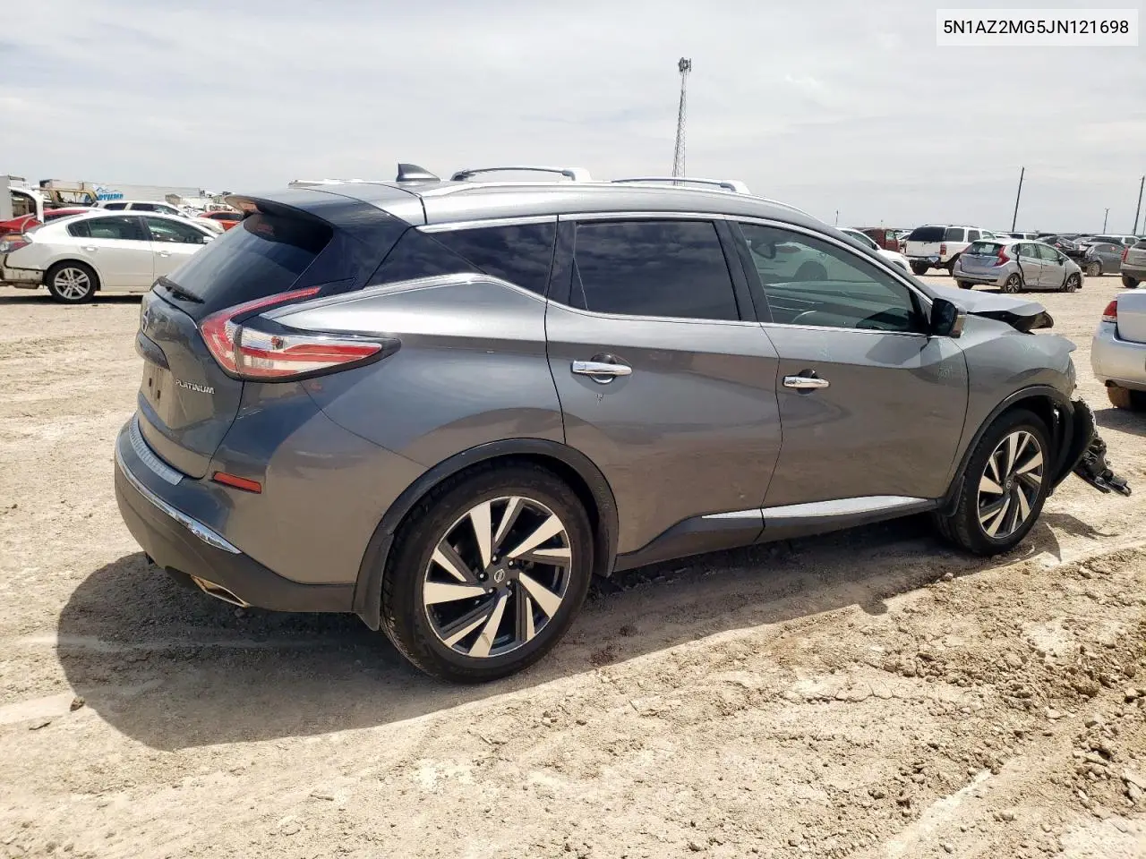 2018 Nissan Murano S VIN: 5N1AZ2MG5JN121698 Lot: 57151435