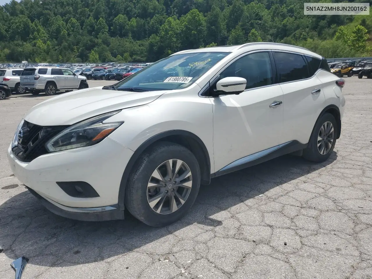 2018 Nissan Murano S VIN: 5N1AZ2MH8JN200162 Lot: 61980785