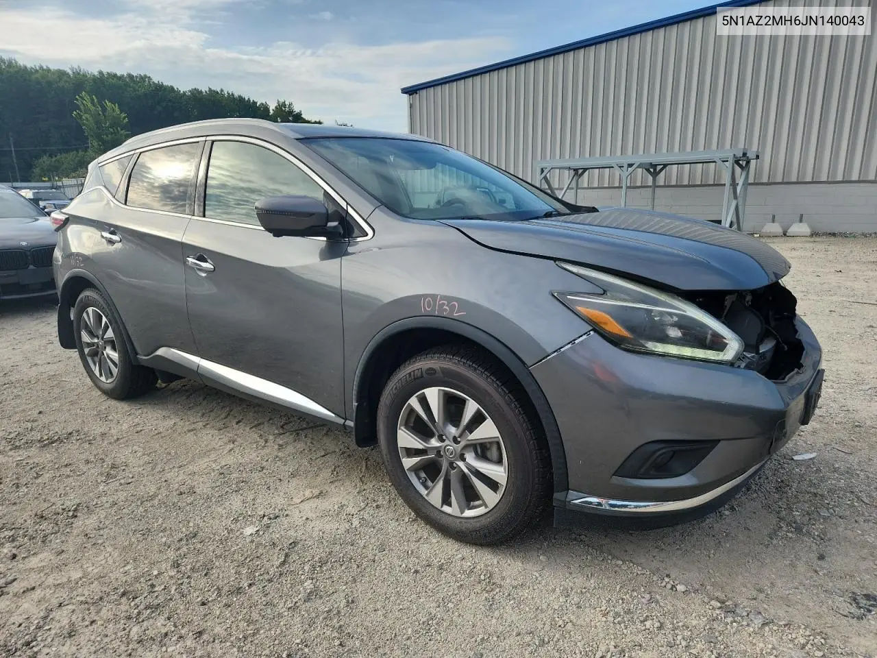 2018 Nissan Murano S VIN: 5N1AZ2MH6JN140043 Lot: 65599935