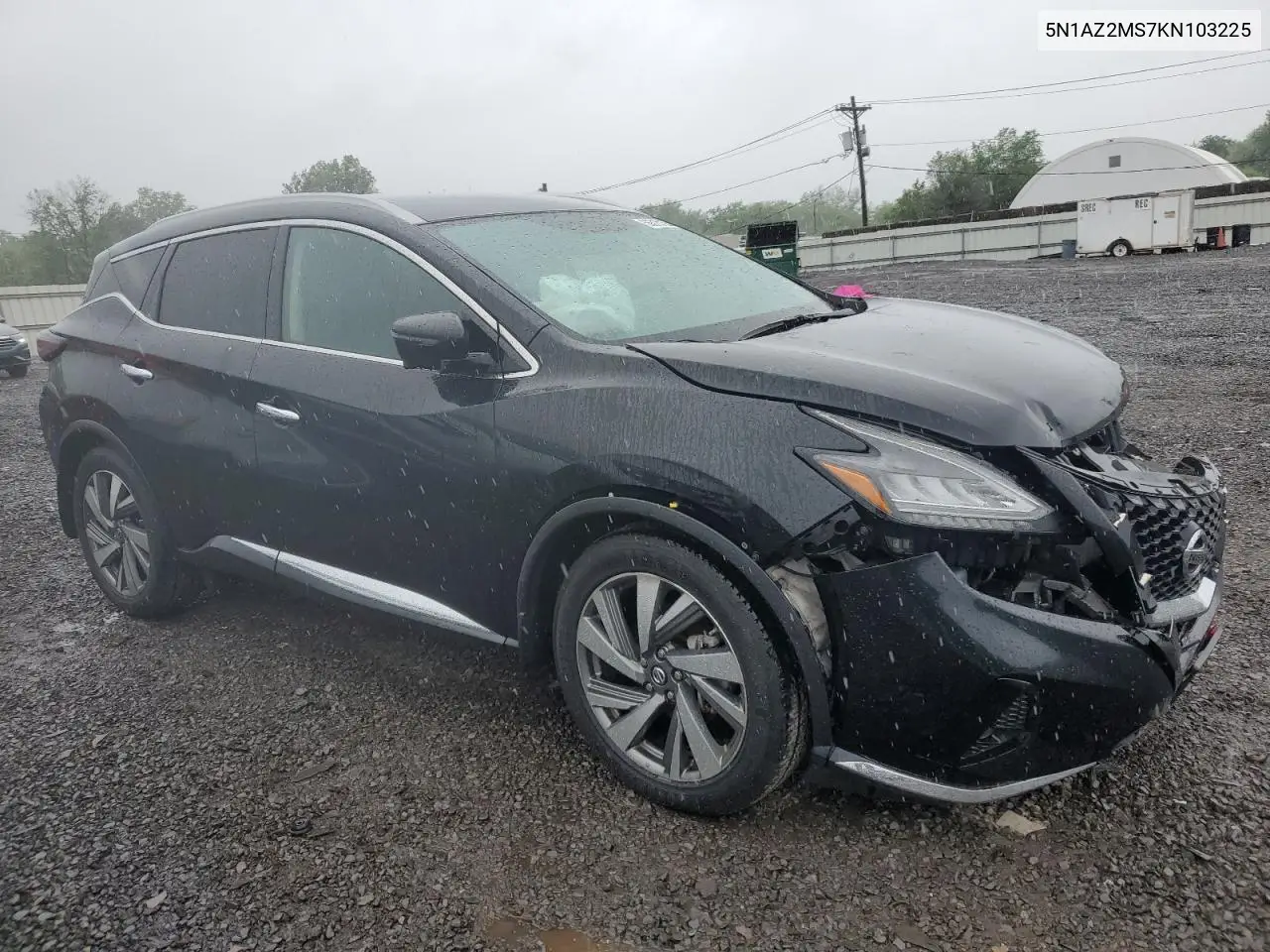 2019 Nissan Murano S VIN: 5N1AZ2MS7KN103225 Lot: 56310155