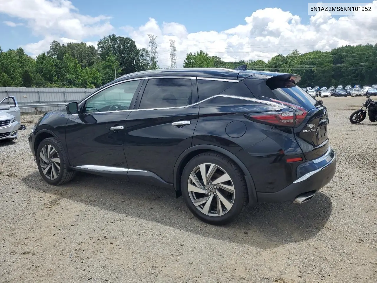2019 Nissan Murano S VIN: 5N1AZ2MS6KN101952 Lot: 56967515