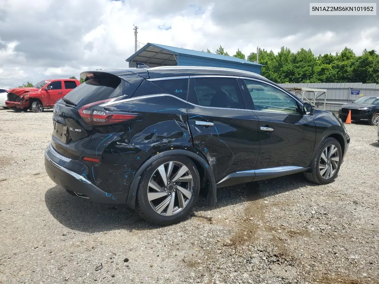 2019 Nissan Murano S VIN: 5N1AZ2MS6KN101952 Lot: 56967515