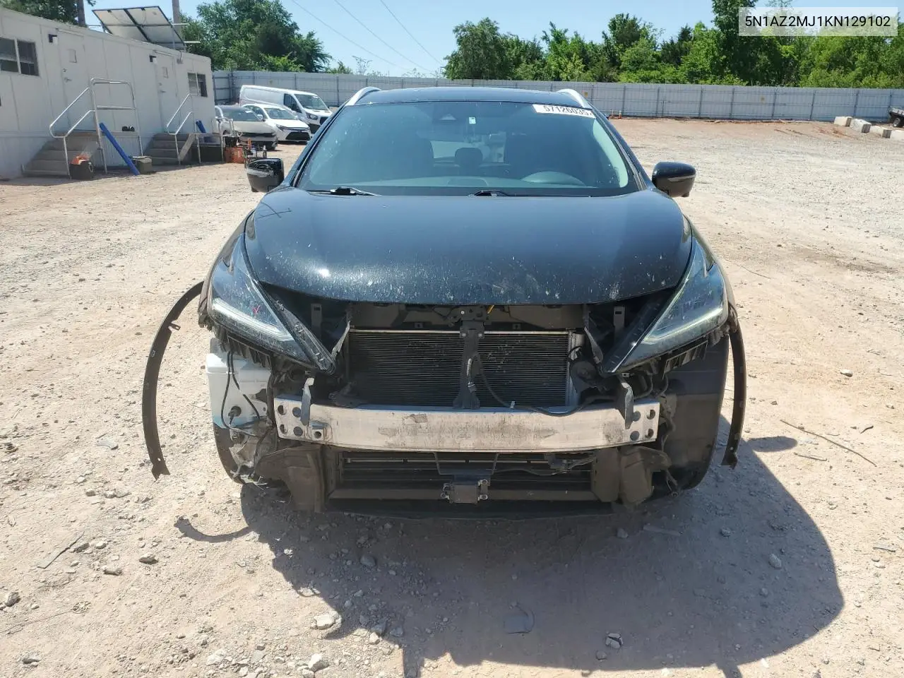 2019 Nissan Murano S VIN: 5N1AZ2MJ1KN129102 Lot: 57126035
