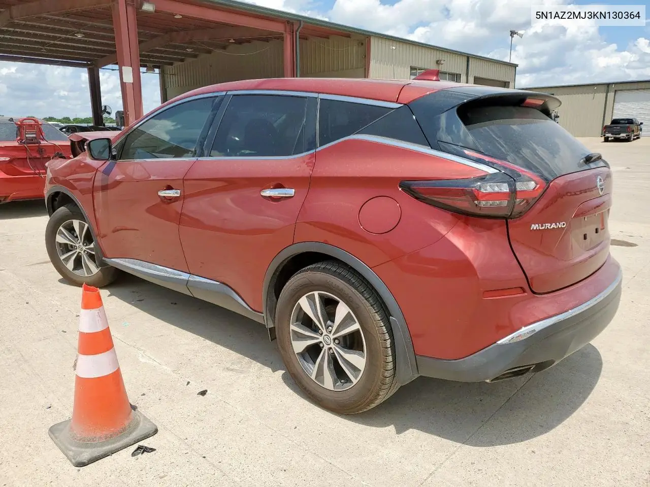 2019 Nissan Murano S VIN: 5N1AZ2MJ3KN130364 Lot: 60970605
