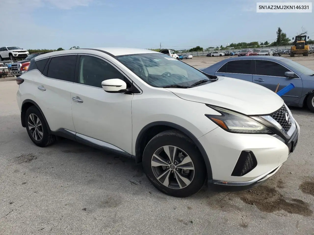 2019 Nissan Murano S VIN: 5N1AZ2MJ2KN146331 Lot: 62077765