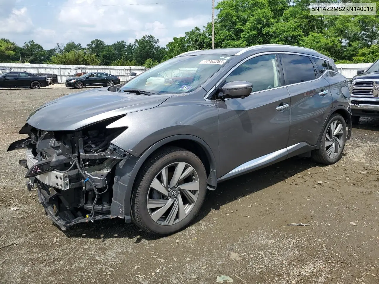 5N1AZ2MS2KN140019 2019 Nissan Murano S