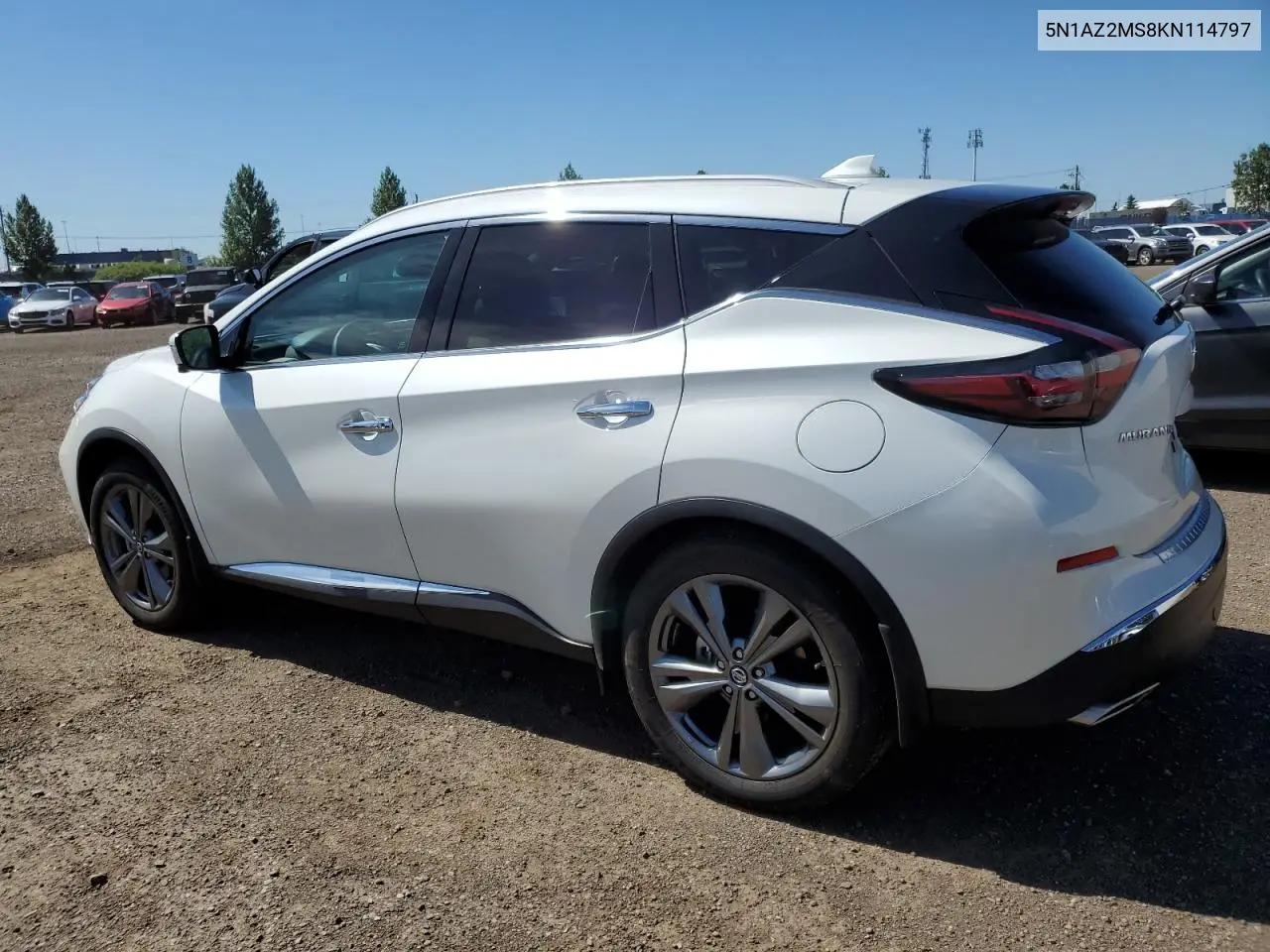 2019 Nissan Murano S VIN: 5N1AZ2MS8KN114797 Lot: 62867945