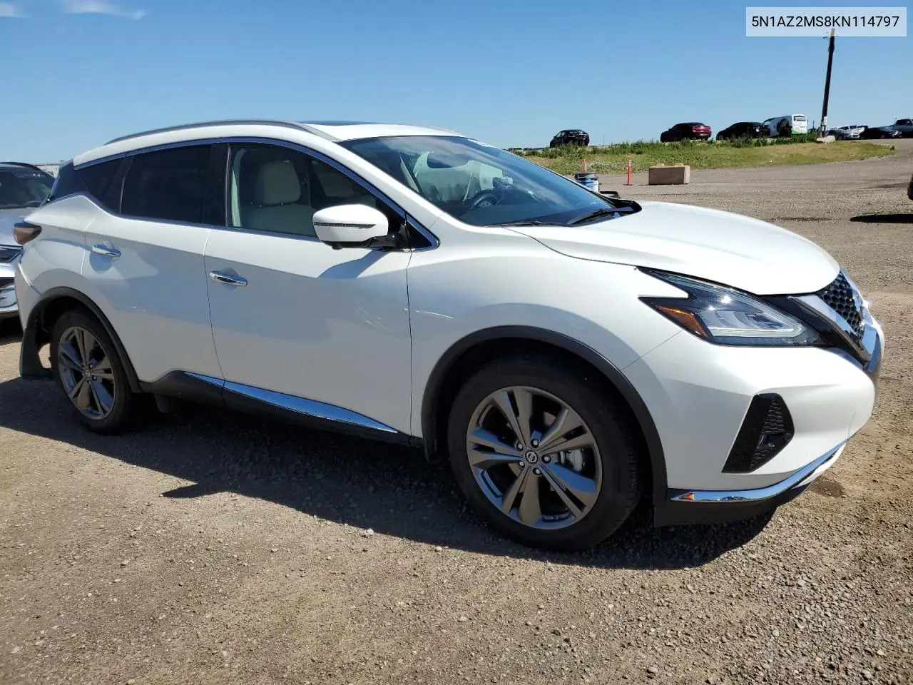 2019 Nissan Murano S VIN: 5N1AZ2MS8KN114797 Lot: 62867945