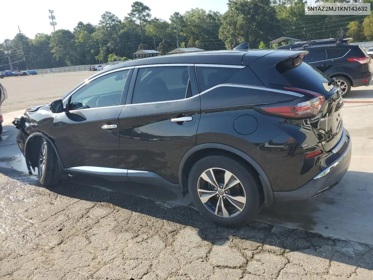 2019 Nissan Murano S VIN: 5N1AZ2MJ1KN143632 Lot: 64851535