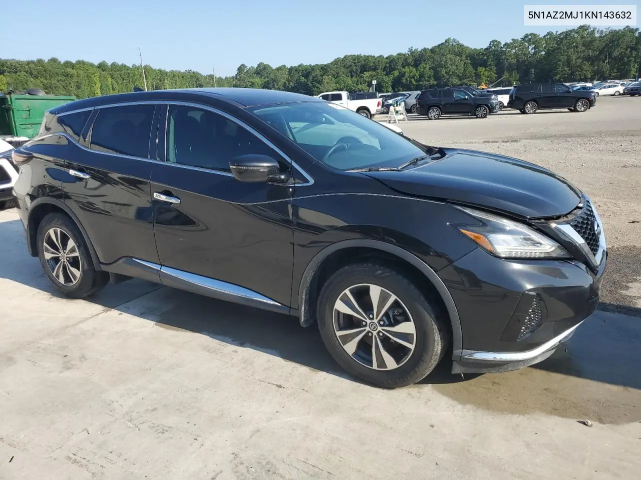 2019 Nissan Murano S VIN: 5N1AZ2MJ1KN143632 Lot: 64851535